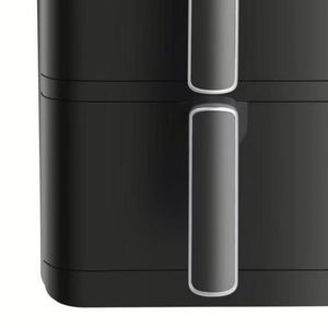 Friteuse à air double panier 2026, 12L, 2800W, contrôle numérique, minuterie 0-60 min, 200 ° Poignée en acier inoxydable sans huile avec contrôle de température C - Product Image 2