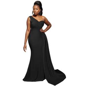 Vestidos de Noche Elegantes de un Solo Hombro con Abertura y Diseño Entallado para Mujer - ¡Venta Caliente! - Product Image 1