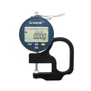 0-10 مللي متر 0.001 مللي متر الرقمية قياس سمك فيلم بلاستيكي ورقة المطاط والجلود الإلكترونية قياس سمك - Product Image 2