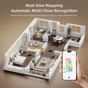 Aspirateur <span class=keywords><strong>robot</strong></span> intelligent RC700, aspirateur <span class=keywords><strong>robot</strong></span> automatique pour sols secs et humides, nettoyage automatique, batterie européenne, gyroscope, construction en plastique - Product Image 4