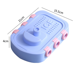 Moule à glace en silicone sans BPA en forme d'animaux mignons, capacité 6 sorbets, pour la fabrication de bâtonnets glacés DIY pour enfants et usage domestique - Product Image 2