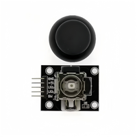 Module de joystick PS2 avec bouton poussoir, capteur de contrôleur de jeu à double axe, compatible 3.3V/5V pour robot RC DIY et pour projets