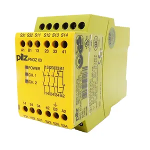 Mushroom 774310 X3 Safety Relay 24V ac/dc 2-Channel 1 Auxiliary Switch