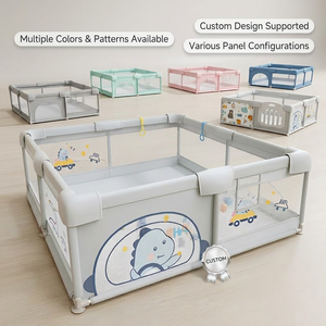 Parcs de jeu pour bébés et tout-petits, sans interstice, anti-escalade, pour le plaisir en intérieur, barrière de sécurité pour bébé - Product Image 5