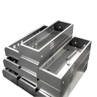 Boîtier de commande métallique OEM personnalisé en acier inoxydable DSB, en alliage d'aluminium, en acier galvanisé, avec revêtement en poudre IP44/IP55/IP56/IP65
