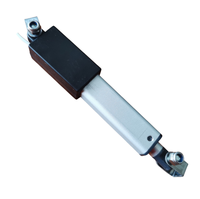 Actionneur linéaire compact 12V mini à commutation par balais, aimant permanent, étanche, haute vitesse, haute précision, certifié CE pour bateau