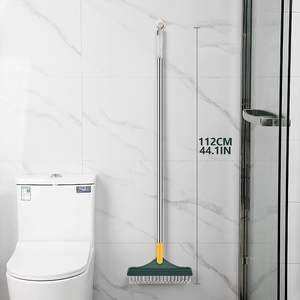 Escoba de mango largo giratoria 360, cepillo ajustable para fregar el suelo, raspador de ventanas, escoba de cepillado <span class=keywords><strong>2</strong></span> <span class=keywords><strong>en</strong></span> <span class=keywords><strong>1</strong></span> para limpieza del hogar - Product Image 6