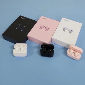 Tốt Nhất Người Bán Pro 5S Thể Thao Đúng Tai Nghe Không Dây <span class=keywords><strong>Stereo</strong></span> Earbuds Tự Làm Quà Tặng Biểu Tượng Tùy Chỉnh Tai Nghe - Product Image 2