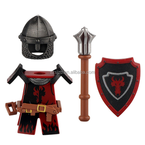 Medieval Armored Knight Action Figures Handmade Splicing Building <strong>Blocks</strong> <strong>Brick</strong> Construction Toy Eco-friendly ABS Plastic - Product Image 4