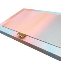 Boîte de palette d'ombres à paupières magnétiques personnalisée, Caja De Regalo, emballage de maquillage avec miroir intégré, fabricant en gros