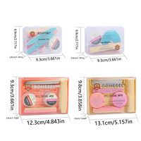 Kit de Manucure Professionnel Personnalisé pour Polissage et Lissage d'Ongles, Crème de Ponçage Gel UV, Tampon de Polissage, Cire à Ongles, Style Japonais