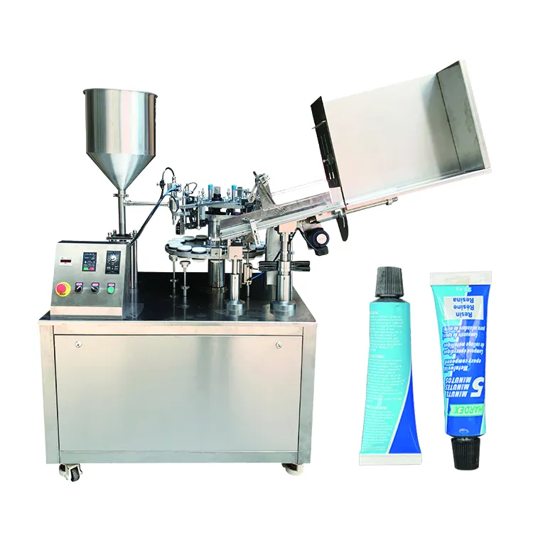 Aluminum Tube Filling And Sealing Machine For Toothpaste