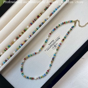 Collares de Perlas de Imitación, Gargantillas de Moda Diaria para Mujer, Collar de Cuerda Colorido 2024 - Product Image 1