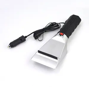 High Quality Electric 12V Car Heated Snow Removal Brush Ice Shovel Scrapper For Car Care
