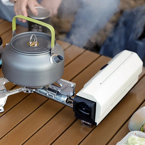 キャンプ屋外ブタン折りたたみ式屋外キャンプストーブ鋳鉄ガスストーブポータブルキャンプハイキングガスバーナー - Product Image 3