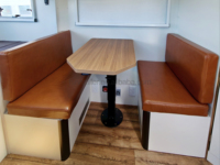 Nouvelle mini caravane de camping tout-terrain avec intérieur modulaire, rangement intelligent, petite caravane hybride de voyage avec emballage