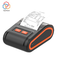 Imprimante thermique portable QUNSUO-5806 mini 58 mm pour imprimante d'étiquettes Bluetooth avec papier thermique en stock