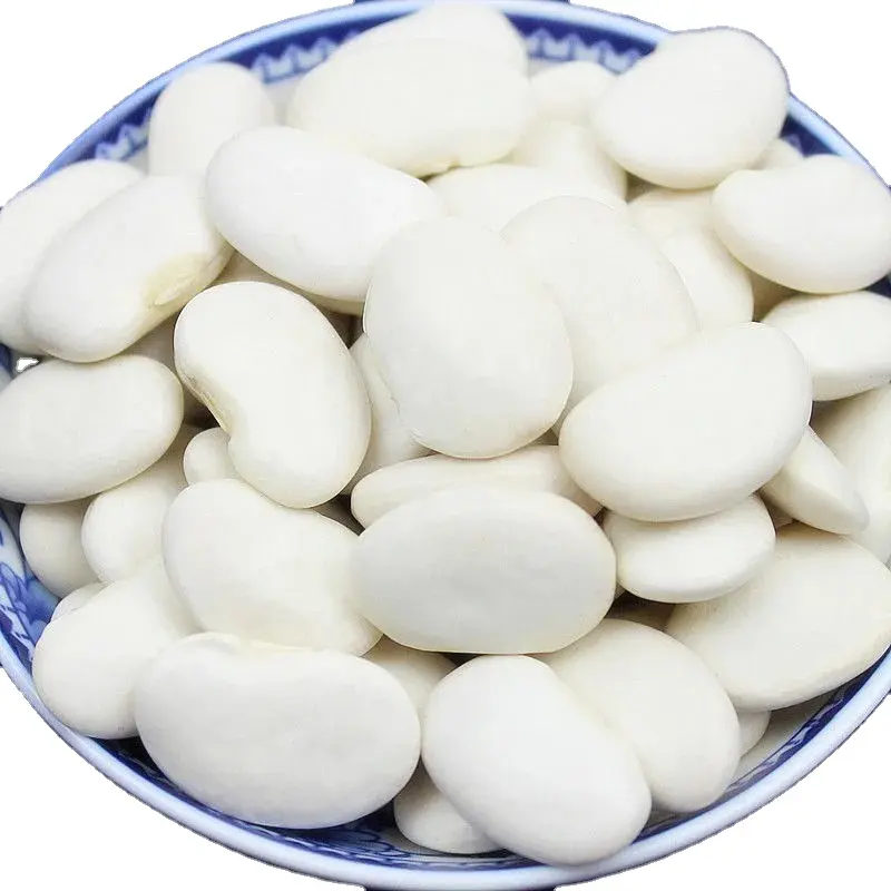 Se venden alubias blancas frescas al por mayor con un alto contenido en azúcar