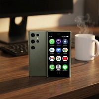 Elegante Mini Teléfono Móvil S23 Pro Mini 2GB+16GB 3.0 Pulgadas Android 9.0 Doble SIM Quad Core 3G Compatible con Todas las Redes Desbloqueado