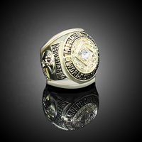 Ventes chaudes Bague de championnat des Yankees de New York de 1958 Haute qualité Bague de sport de baseball pour hommes Bague en alliage plaqué or tendance