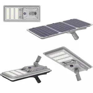 Solar Street Lights Outdoor farola solarlampe outdoor 100W-500W LED 200lm/w IP66 solar streetlight 2022