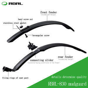 Rbrl Truyền Thống Cổ Điển Kéo Dài Bao Gồm Tất Cả Xe Đạp Leo Núi Mudguard Cho 26-29 Inch Xe Đạp - Product Image 2