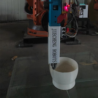 Robot d'impression 3D KUKA à six axes pour la production de vases décoratifs, imprimante robotique industrielle OEM