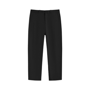 <b>Men's</b> Long Khaki <b>Pants</b> Slim <b>Cropped</b> Mid Waist Nonstretch Spandex/Cotton Formal Breathable Anti-Pilling Bleach Wash - Product Image 1