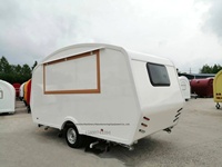 Mini-caravane de voyage moderne avec capacité de couchage pour 2 personnes en promotion