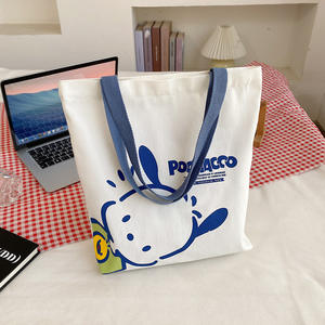 <span class=keywords><strong>Venta</strong></span> caliente Sanlio <span class=keywords><strong>Pacha</strong></span> Dog Bolso de hombro de gran capacidad para mujer Vintage Shopping Canvas Tote - Product Image 1