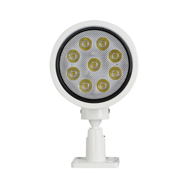 Boat Lighting Marine Light 45W LED Round Flood Led Dock Light 4800LM 10-30VDC Handle Mount 360° Rotation
