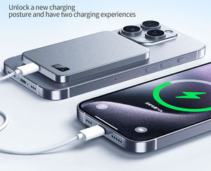 Cargador Inalámbrico Magnético Ultrafino y Superrápido de 22.5W, Banco de Energía Portátil con Pantalla LED, 5000mah, Entrada Tipo-C, Metálico - Product Image 3