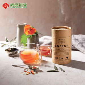 Tùy Chỉnh In Ấn Lưu Trữ Container Cà Phê Trà Bao Bì Xi Lanh Hộp Ống Thực Phẩm Tròn Xi Lanh Các Tông - Product Image 3
