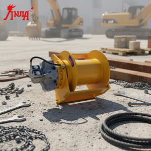 Verricello Elettrico di Alta Qualità con Fune Metallica da 15, 25, 35 Tonnellate, Verricello Idraulico per Recupero Fuoristrada - Product Image 1