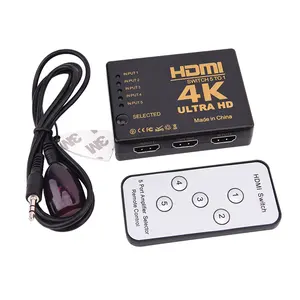 Magelei sıcak satış Hdmi 5 IN 1 Out Switcher 4k * 2k 5 Port 5x1 Hdmi anahtarı diğer ses ve Video ekipmanları için