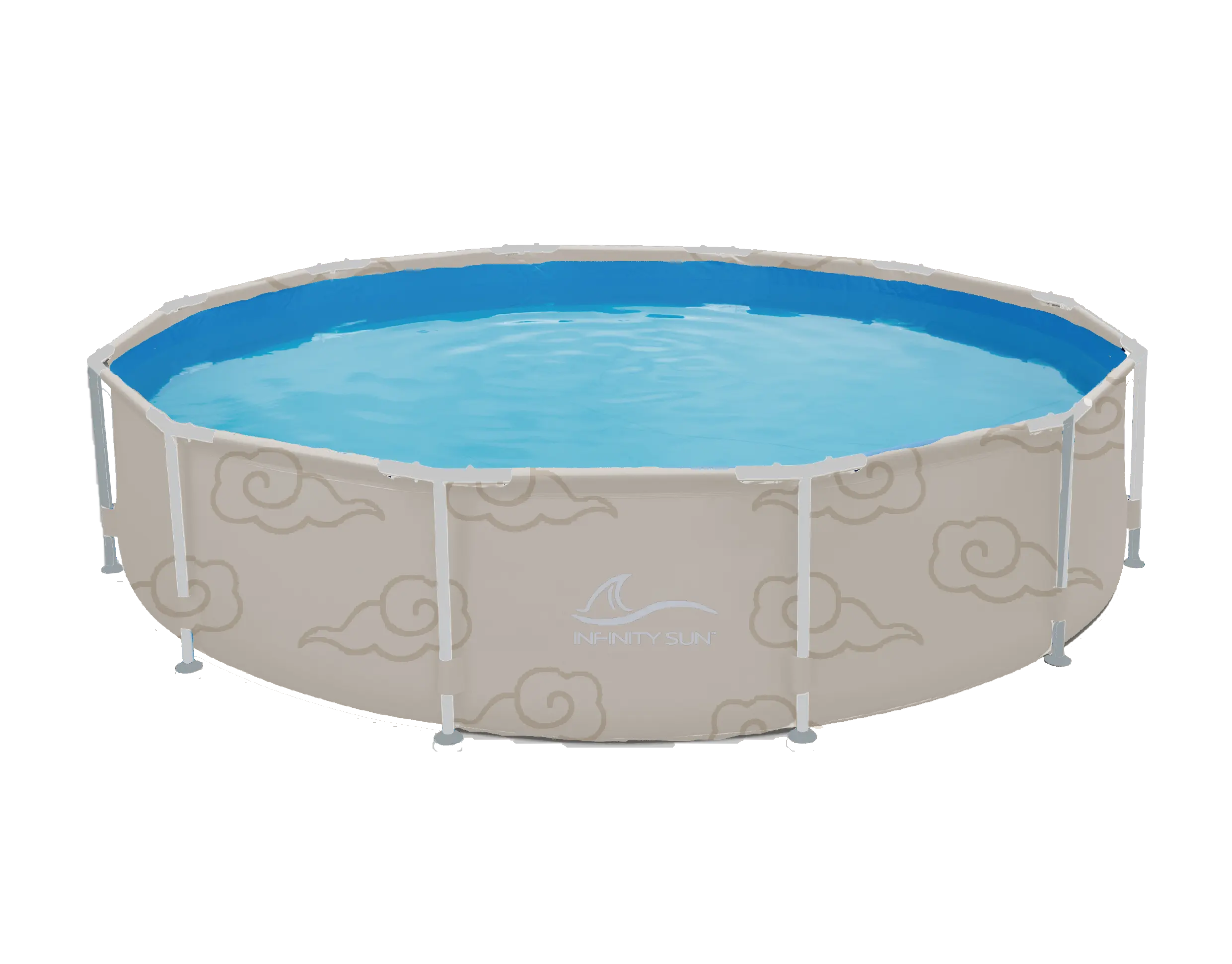 Piscina con struttura in metallo piscina portatile piscina gonfiabile all'aperto