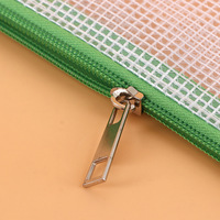 Pochette à documents zippée personnalisée UIOWIO, sac à documents en maille pour enfants, étudiants, devoirs, pochette en maille avec fermeture éclair et poignée