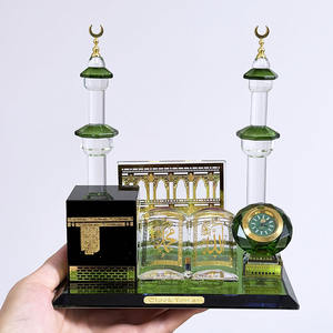 นาฬิกาคริสตัลตึกของขวัญหอคริสตัลรอมฎอน MH-G043อิสลาม - Product Image 5