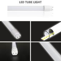 Entrepôt UE Livraison rapide en 3 jours 9w 12w 15w 20w 22w 3000-6500k Tube de lumière LED sans scintillement 600 1200mm T8 Tube de verre LED