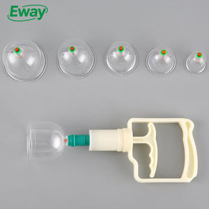 Оптовая продажа, Лидер продаж, одинарные хиджамные чашки размером от 1 до 6, пластиковые (ПК как), Набор вакуумных банок для тела, лидер продаж, хиджамные банки - Product Image 1