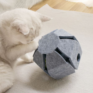 Best Seller 2025 giocattoli per animali in vendita nuovi giocattoli per gatti in feltro con palline giocattolo interattivo per animali domestici e giocattoli di movimento - Product Image 5