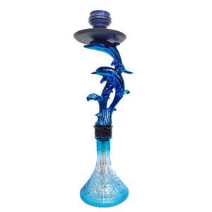 <span class=keywords><strong>Cachimba</strong></span> Creativa con Forma de Delfín, Tamaño Grande, Pipa de Agua Individual, Serie Océano - Product Image 2