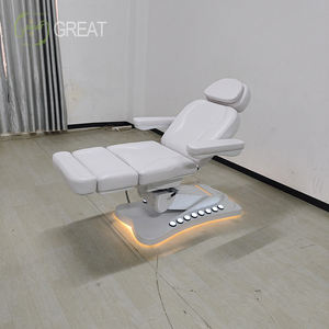 Lettino da Massaggio Elettrico Idro-Cosmetico Professionale di Lusso per Salone e Spa, Curvo per Trattamenti Estetici e Ciglia - Product Image 4