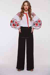 2020 más de lujo única camisa Boho moda ucraniano tradicional bordado ropa de Medio Ambiente blusa de las mujeres - Product Image 3