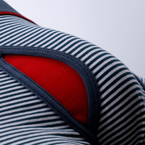 Calzoncillos bóxer de algodón con rayas transpirables para hombre, diseño de marca y logotipo personalizado - Product Image 5