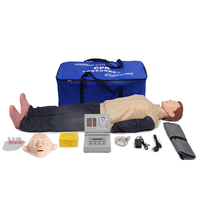 Simulador de RCP de cuerpo entero entrenamiento de primeros auxilios respiratorios artificiales de reanimación cardíaca