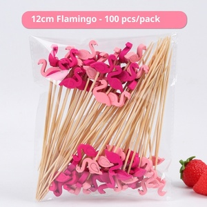Pics à Cocktail Jetables en Bambou 12cm pour Cocktail et Plats Froids Décor d'Assiette de Fruits Livraison Gratuite - Product Image 4