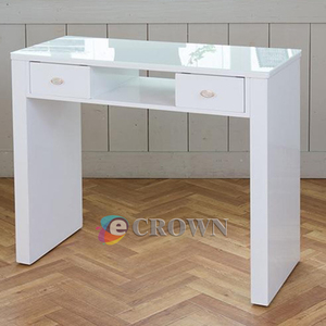 Showcase Nail Salon Interior Workstation Nail Salon Dj <strong>Led</strong> <strong>Lights</strong> <strong>Display</strong> Kiosk Design OEM - Product Image 4