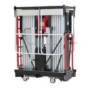 <b>Portable</b> Aluminum Personal Lift 4m 6m 8m 10m 12m 14m 16m High Lifting Vertical Mast Electric Aerial Work Platform With CE ISO - Product Image 5