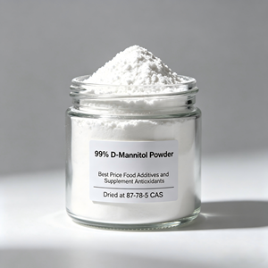 Polvere di D-Mannitolo di Alta Qualità 99%, Miglior Prezzo, Additivo Alimentare, Integratore Antiossidante, Essiccato, CAS 57-48-7, Grado USP/<span class=keywords><strong>BP</strong></span>/EP/FCC - Product Image 5